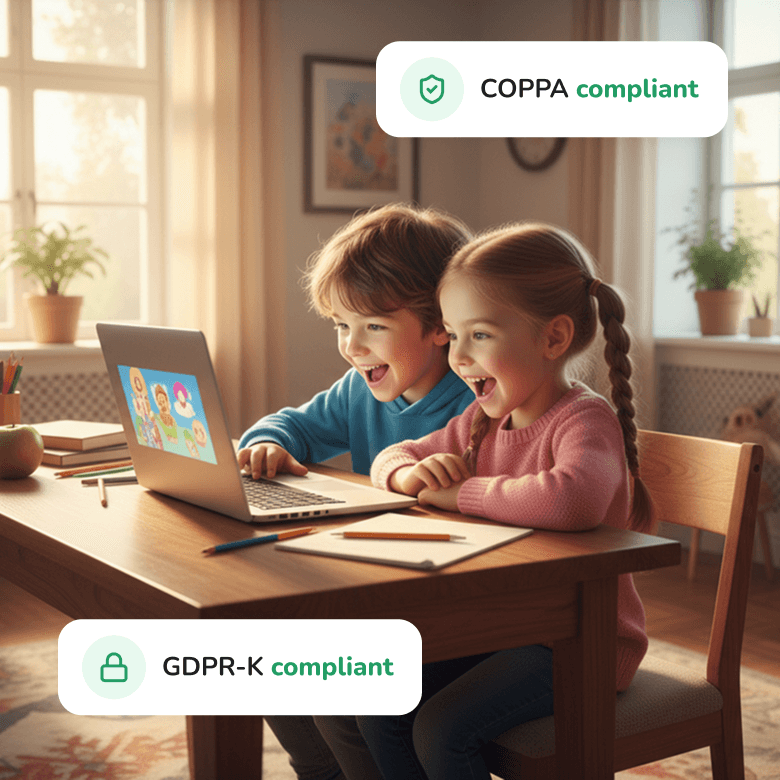 COPPA & GDPR-K compliant